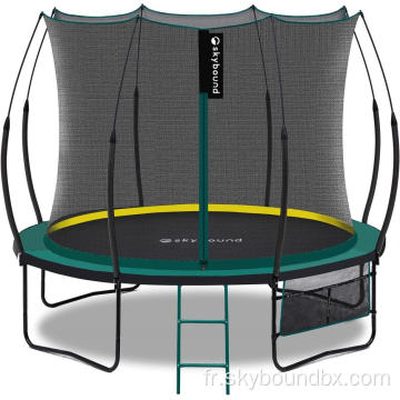 Trampoline récréative de 10 pieds Double citrouille vert citrouille